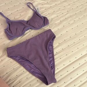 NWT Underwire/ French cut bikini